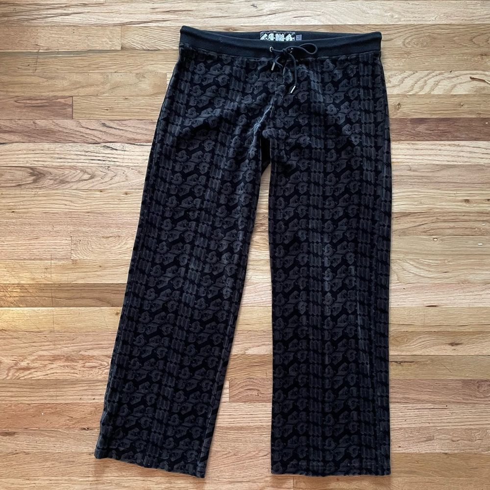 L.A.M.B. Logo Velour Track Pants